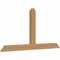 Ekena Millwork Portland Timber Gable Bracket, Western Red Cedar, 84"W x 42"H x 3 1/2"D x 5 1/2"F, 12/12 Pitch GBW084X42X0406POR00SWR - alternate 3